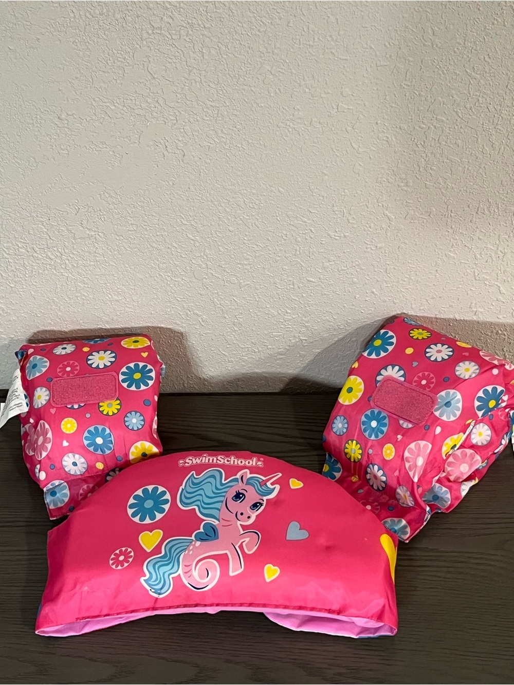 Swim School Pink Unicorn Swim Bib-Style Float Vest for Kids